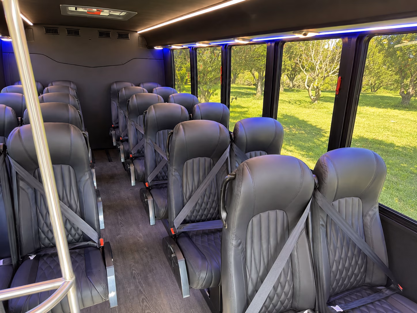 18 passenger minibus inside