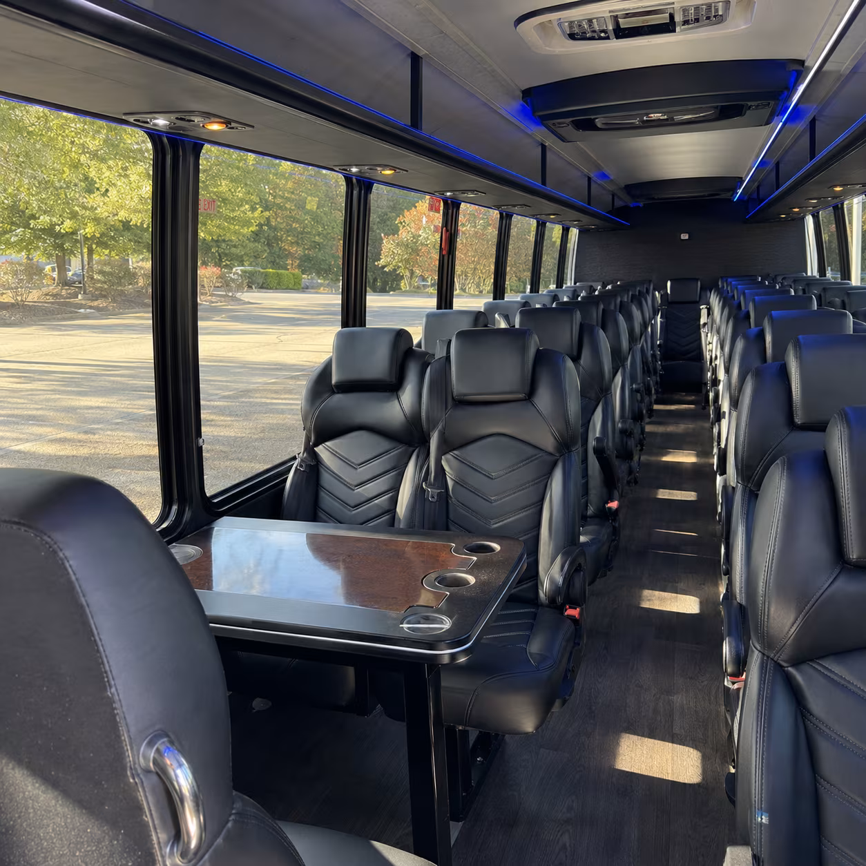 25 passenger minibus inside