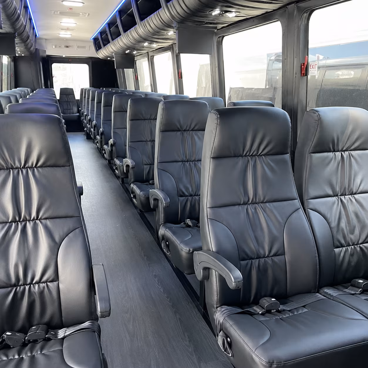 28 passenger minibus interior