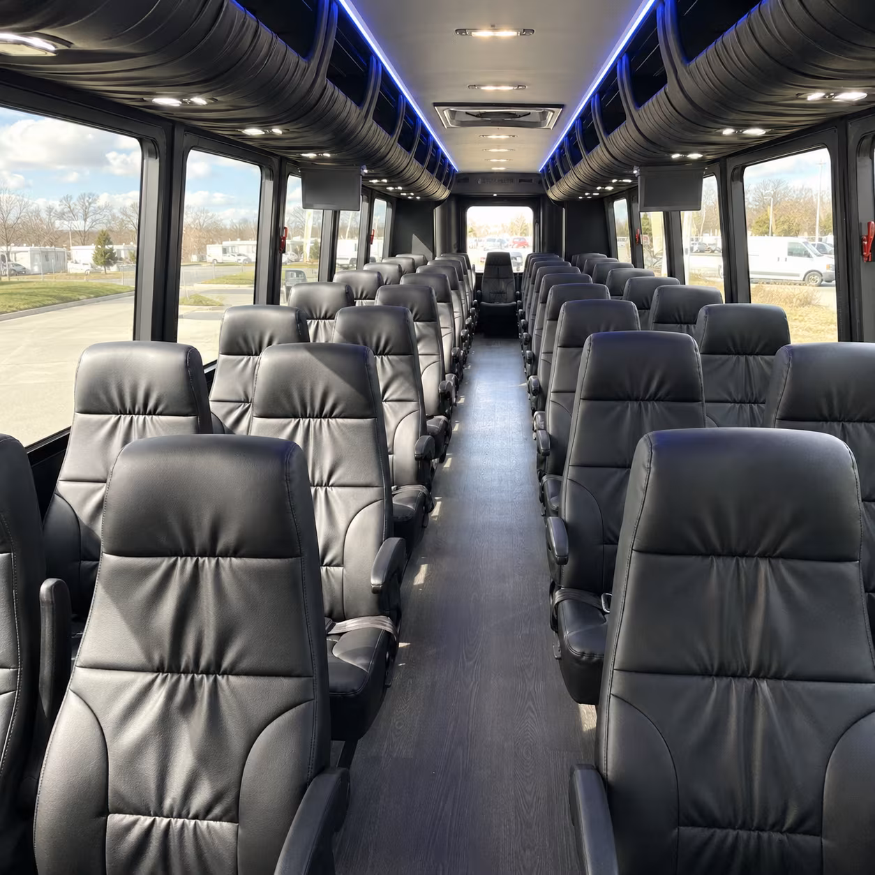 35 passenger minibus inside
