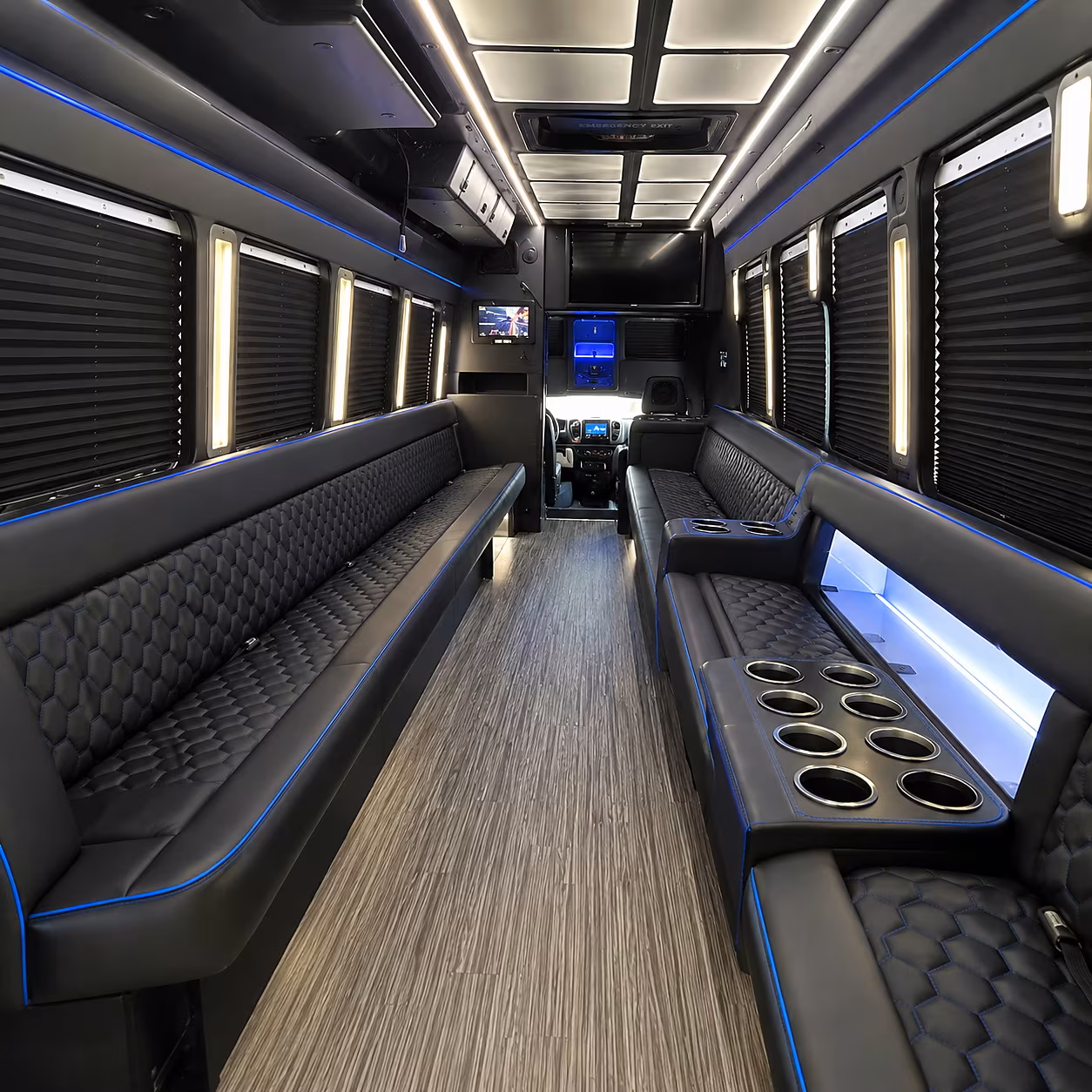 party bus interior
