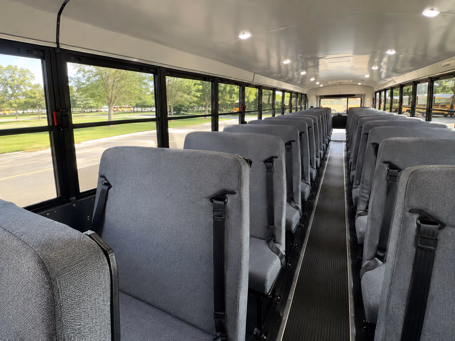 school bus interior