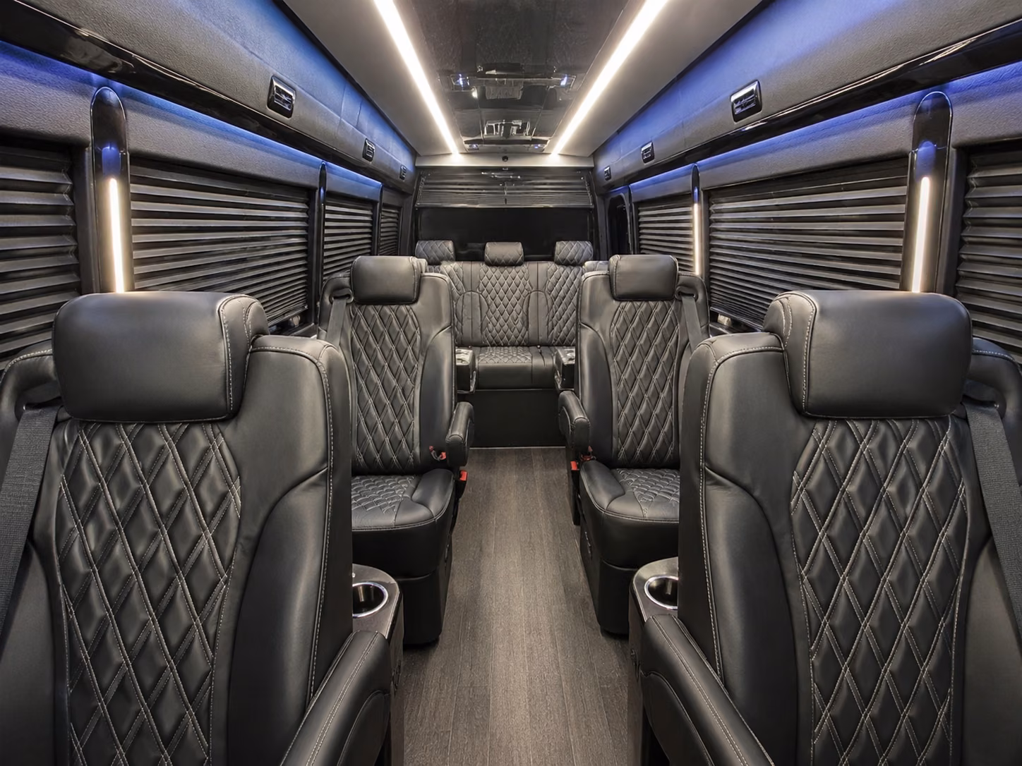 sprinter van with driver inside