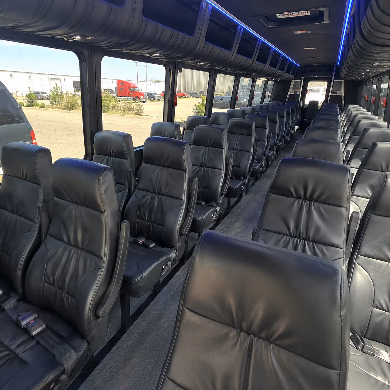 tyler airport transportation onboard seating