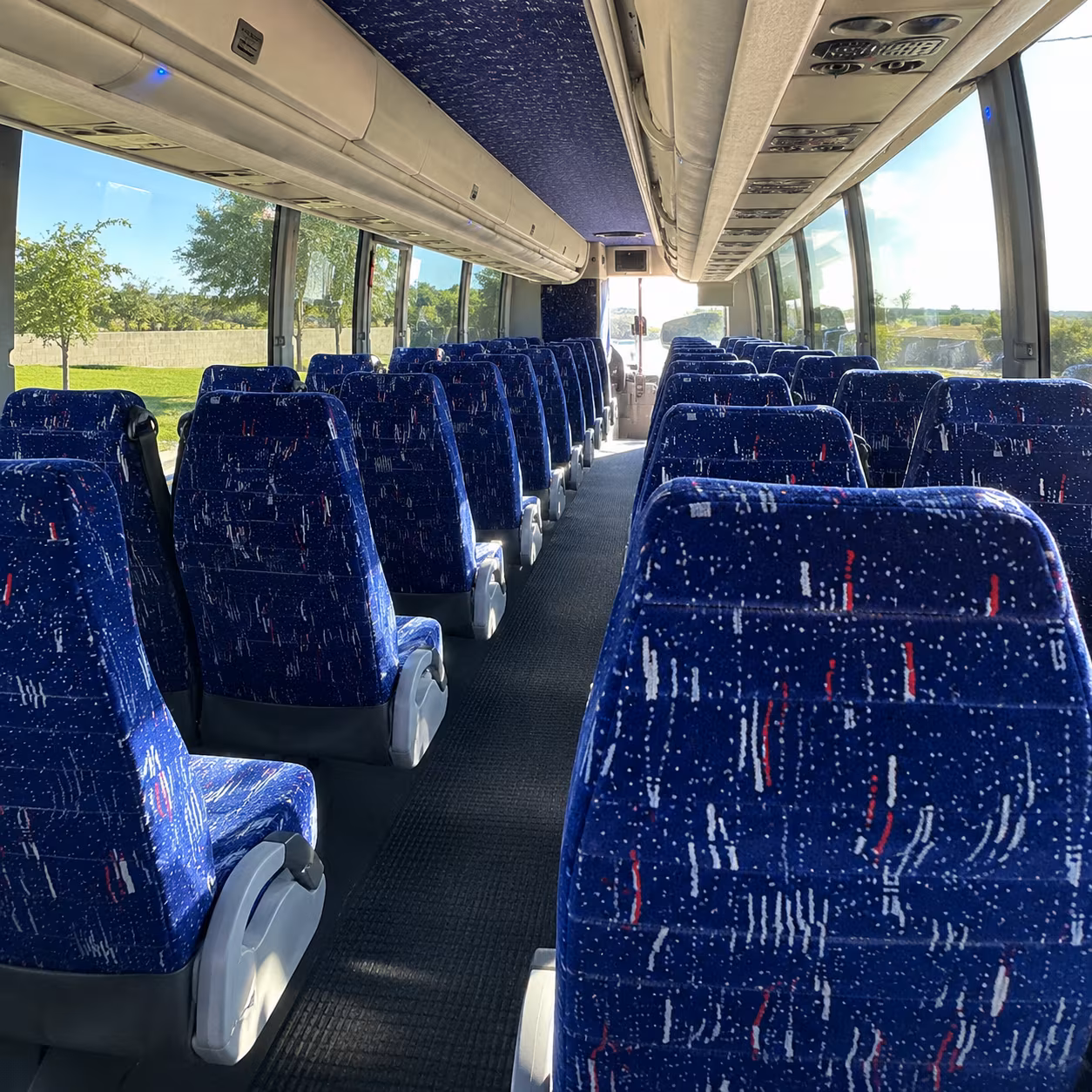 tyler government military charter bus rental